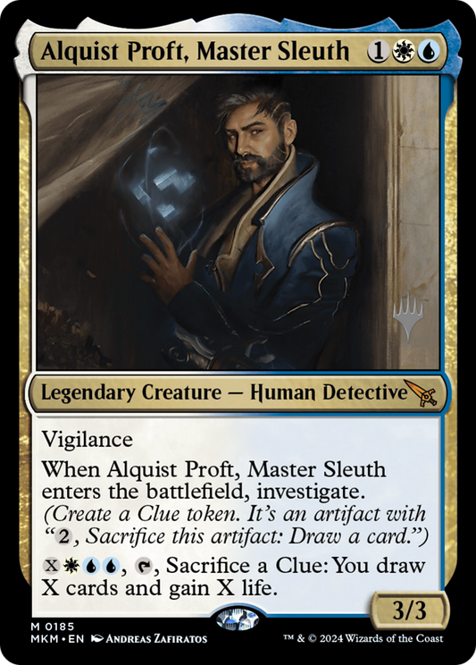 Alquist Proft, Master Sleuth (PMKM-185P) - Murders at Karlov Manor Promos - Premium MTG Single from Wizards of the Coast - Just $0.89! Shop now at Game Crave Tournament Store