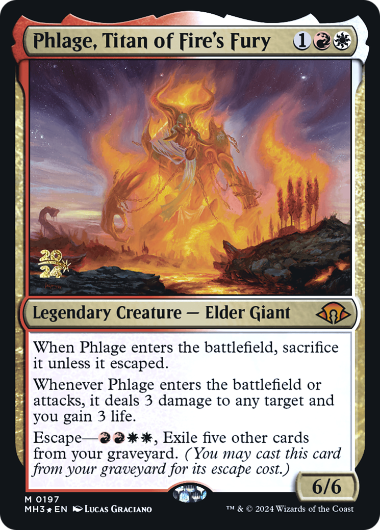 Phlage, Titan of Fire's Fury (PMH3-197S) - Modern Horizons 3 Promos Foil - Premium MTG Single from Wizards of the Coast - Just $14.31! Shop now at Game Crave Tournament Store