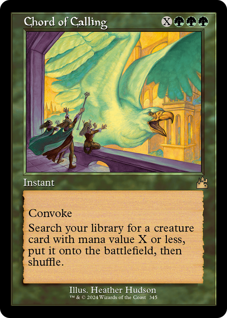 Chord of Calling (RVR-345) - Ravnica Remastered - Premium MTG Single from Wizards of the Coast - Just $2.54! Shop now at Game Crave Tournament Store