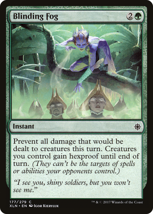 Blinding Fog (XLN-177) - Ixalan Foil