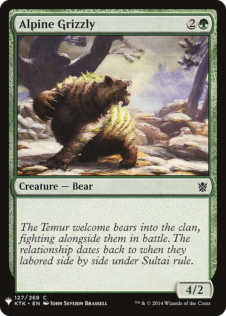 Alpine Grizzly (MB1-1116) - Mystery Booster
