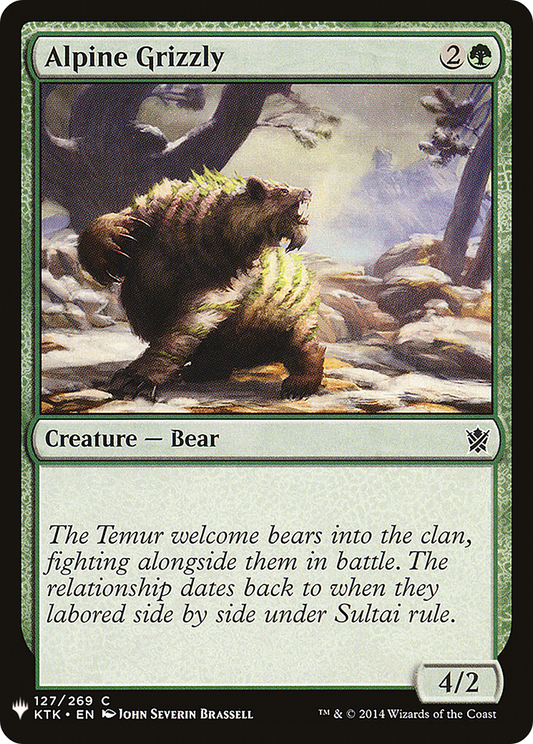 Alpine Grizzly (MB1-1116) - Mystery Booster