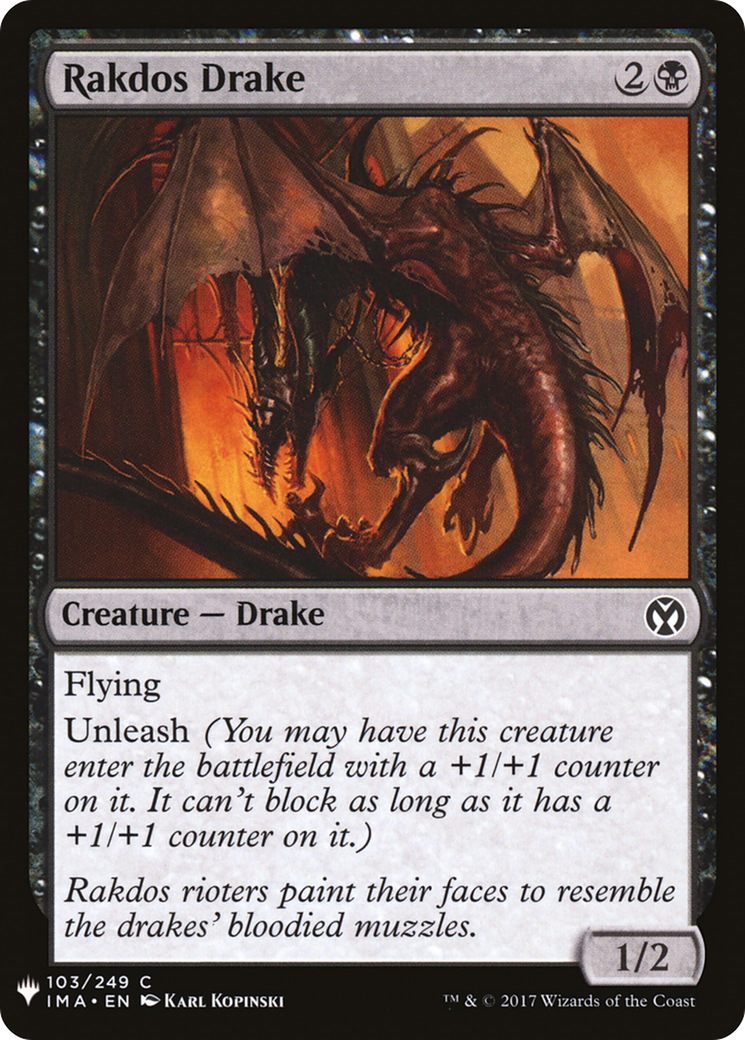 Rakdos Drake (MB1-743) - Mystery Booster