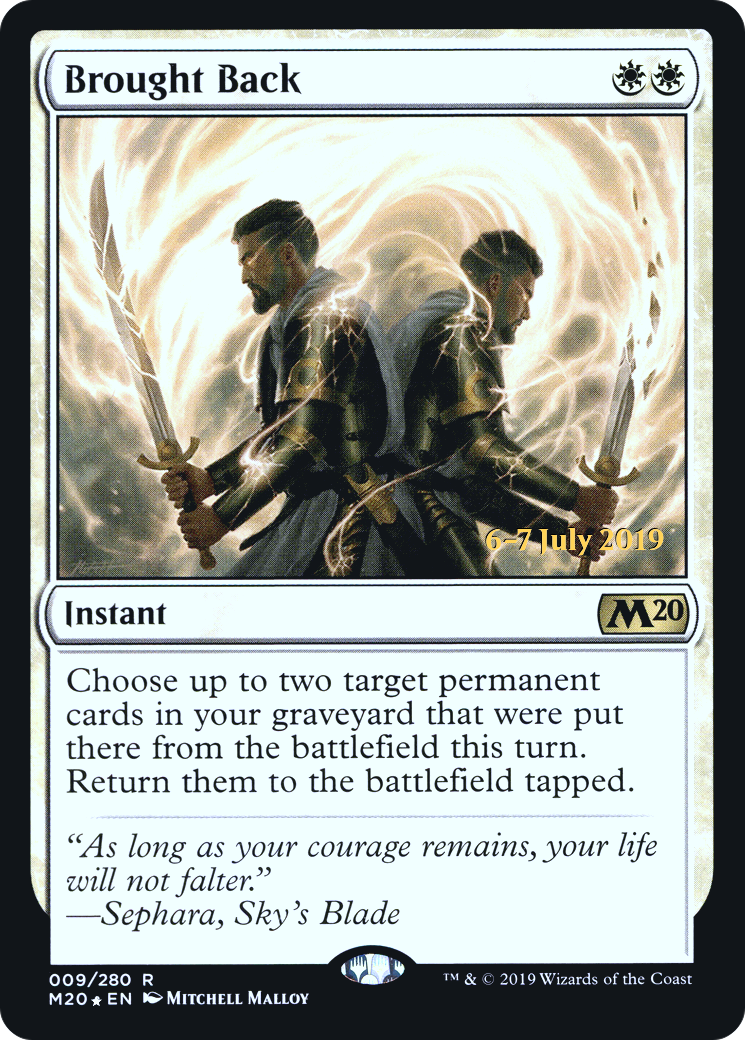 Brought Back (PM20-09S) - Core Set 2020 Promos Foil