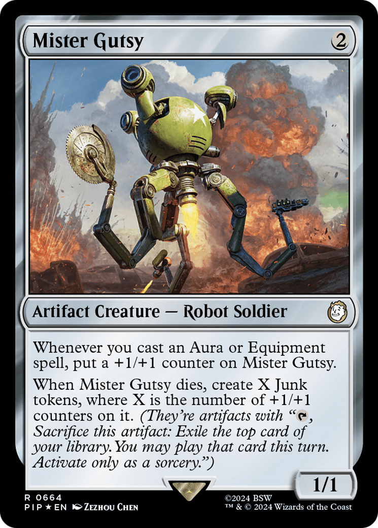 Mister Gutsy (PIP-664) - Fallout - Premium MTG Single from Wizards of the Coast - Just $0.90! Shop now at Game Crave Tournament Store