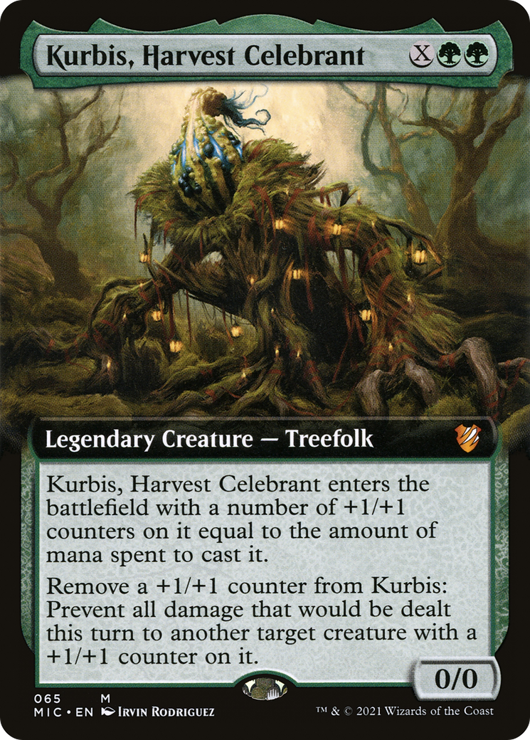 Kurbis, Harvest Celebrant (MIC-065) - Midnight Hunt Commander: (Extended Art) - Premium MTG Single from Wizards of the Coast - Just $0.38! Shop now at Game Crave Tournament Store