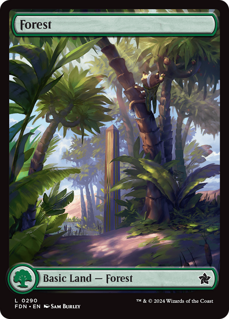 Forest (FDN-290) - Foundations - Premium MTG Single from Wizards of the Coast - Just $0.25! Shop now at Game Crave Tournament Store