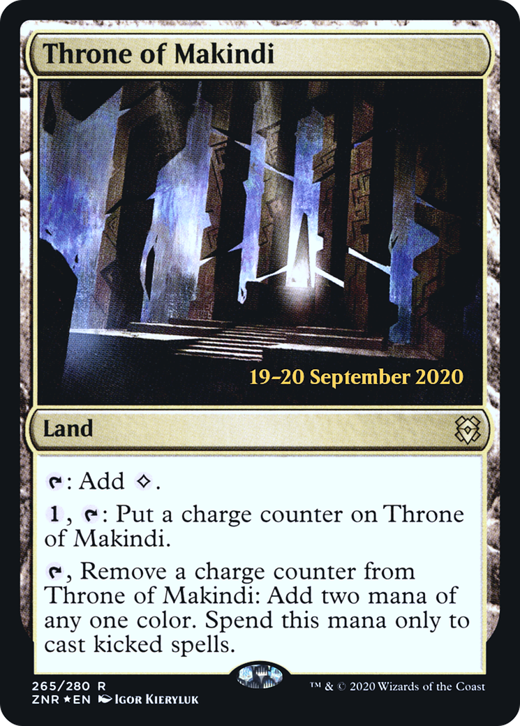 Throne of Makindi (PZNR-265S) - Zendikar Rising Promos Foil