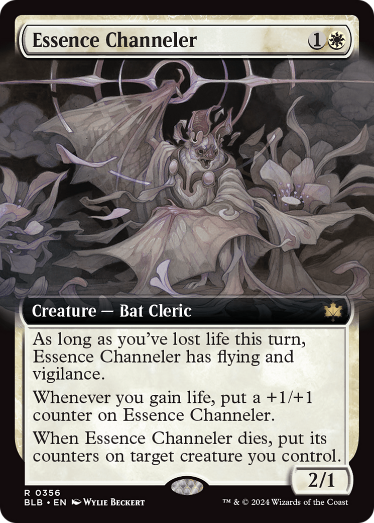 Essence Channeler (BLB-356) - Bloomburrow: (Extended Art) Foil - Premium MTG Single from Wizards of the Coast - Just $1.25! Shop now at Game Crave Tournament Store