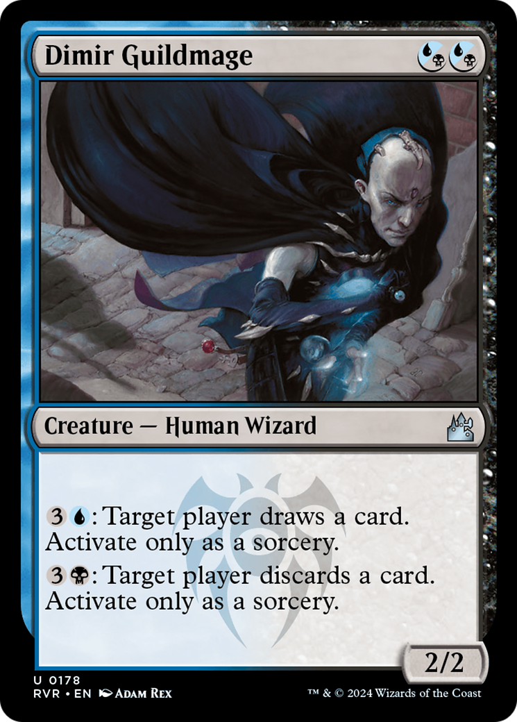 Dimir Guildmage (RVR-178) - Ravnica Remastered - Premium MTG Single from Wizards of the Coast - Just $0.25! Shop now at Game Crave Tournament Store