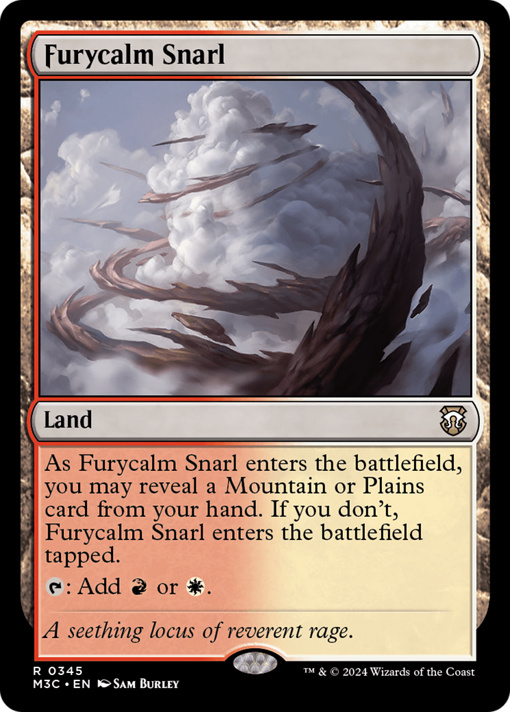 Furycalm Snarl (M3C-345) - Modern Horizons 3 Commander Foil - Premium MTG Single from Wizards of the Coast - Just $0.25! Shop now at Game Crave Tournament Store