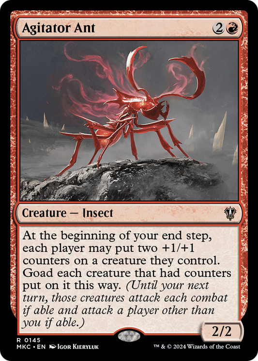 Agitator Ant (MKC-145) - Murders at Karlov Manor Commander - Premium MTG Single from Wizards of the Coast - Just $0.25! Shop now at Game Crave Tournament Store