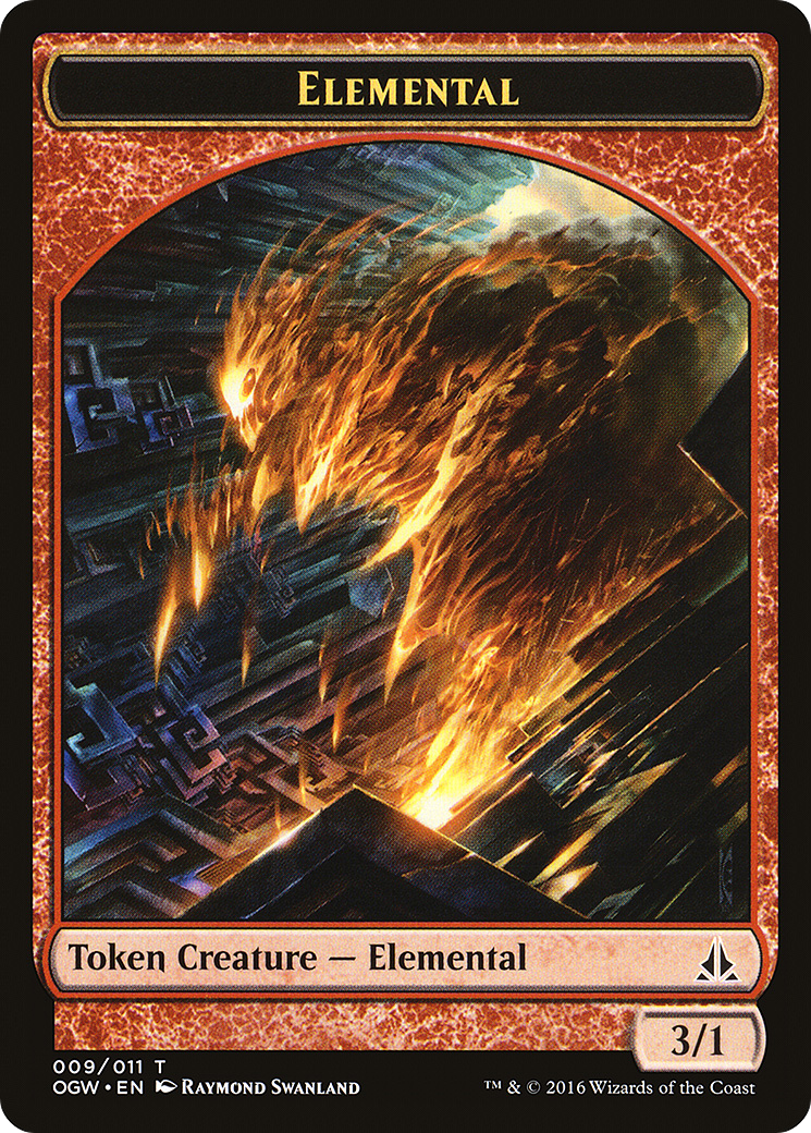 Elemental (TOGW-009) - Oath of the Gatewatch Tokens