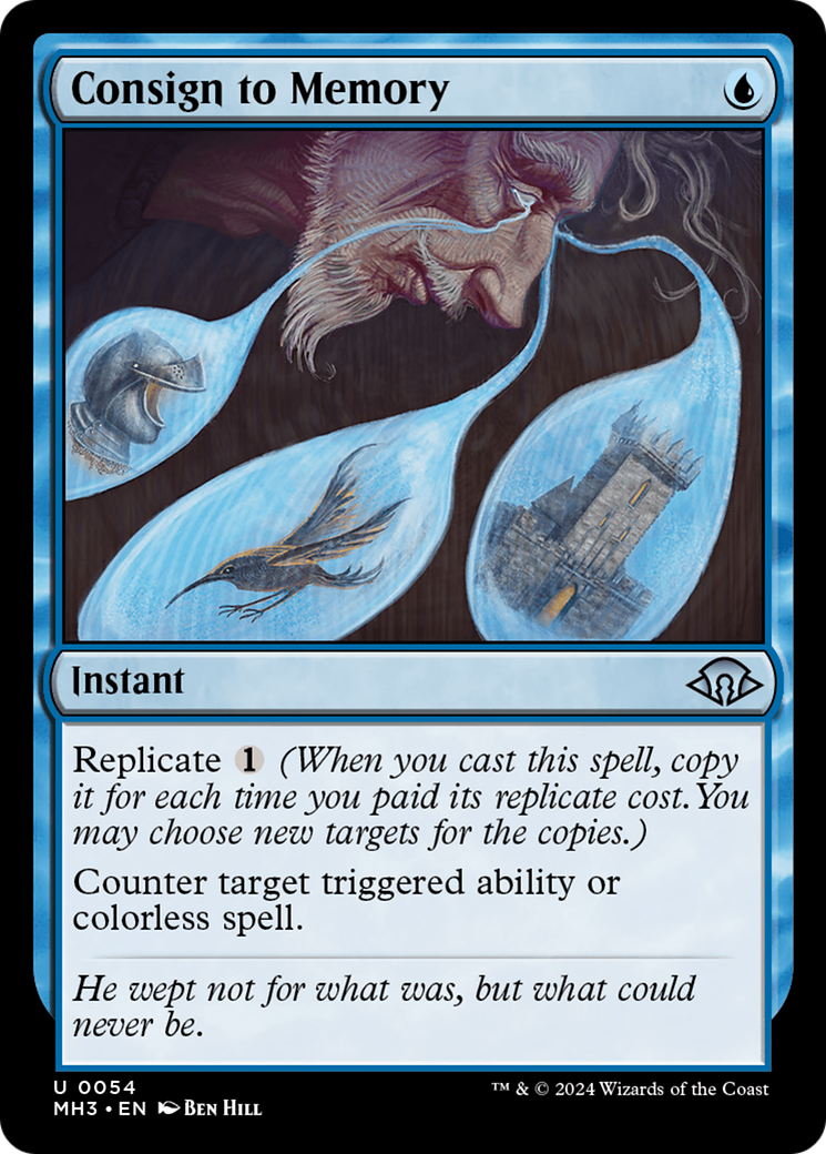 Consign to Memory (MH3-054) - Modern Horizons 3 Foil - Premium MTG Single from Wizards of the Coast - Just $6.44! Shop now at Game Crave Tournament Store
