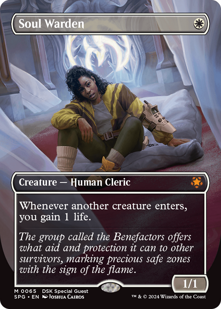 Soul Warden (SPG-065) - Special Guests (Borderless) - Premium MTG Single from Wizards of the Coast - Just $3.98! Shop now at Game Crave Tournament Store