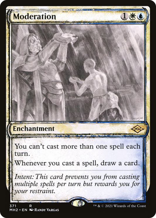 Moderation (MH2-371) - Modern Horizons 2: (Showcase) Foil
