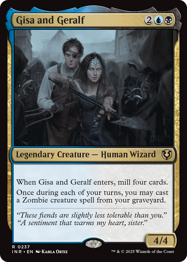 Gisa and Geralf (-237) - Innistrad Remastered - Premium MTG Single from Wizards of the Coast - Just $0.32! Shop now at Game Crave Tournament Store