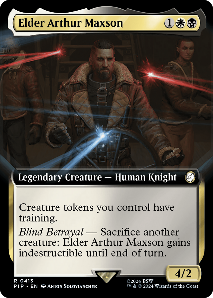 Elder Arthur Maxson (PIP-413) - Fallout: (Extended Art) - Premium MTG Single from Wizards of the Coast - Just $0.26! Shop now at Game Crave Tournament Store