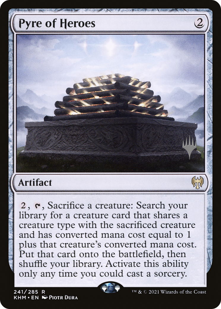 Pyre of Heroes (PKHM-241P) - Kaldheim Promos Foil