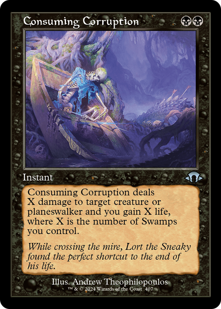 Consuming Corruption (MH3-407) - Modern Horizons 3 Foil - Premium MTG Single from Wizards of the Coast - Just $0.25! Shop now at Game Crave Tournament Store