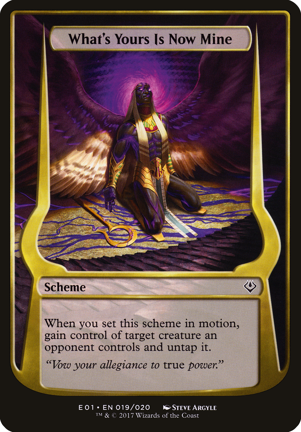 What's Yours Is Now Mine (OE01-19★) - Archenemy: Nicol Bolas Schemes