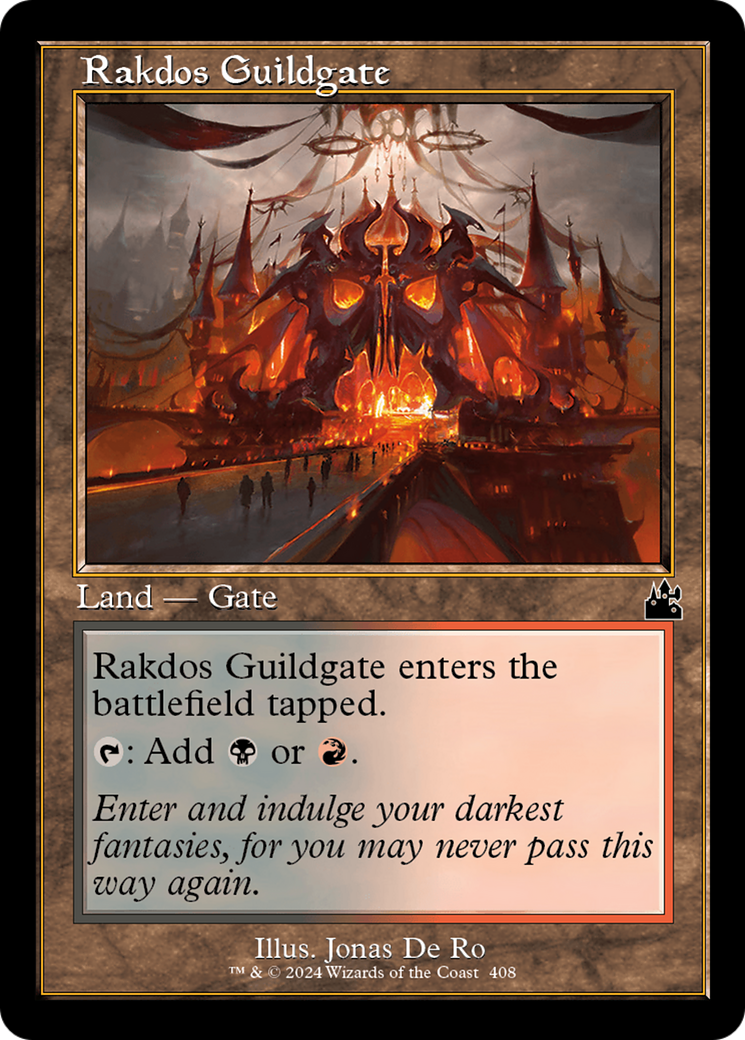 Rakdos Guildgate (RVR-408) - Ravnica Remastered Foil - Premium MTG Single from Wizards of the Coast - Just $0.30! Shop now at Game Crave Tournament Store