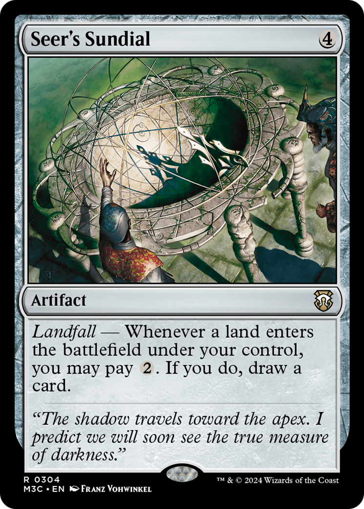 Seer's Sundial (M3C-304) - Modern Horizons 3 Commander - Premium MTG Single from Wizards of the Coast - Just $0.25! Shop now at Game Crave Tournament Store