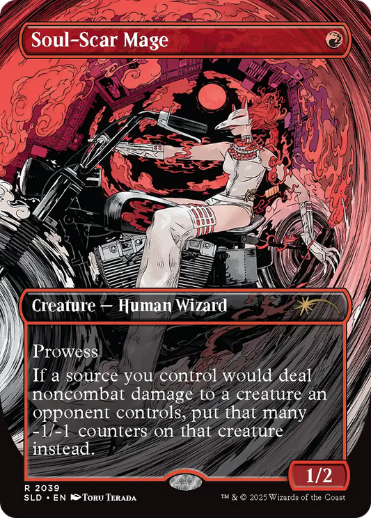 Soul-Scar Mage (SLD-2039) - Secret Lair Drop (Borderless)