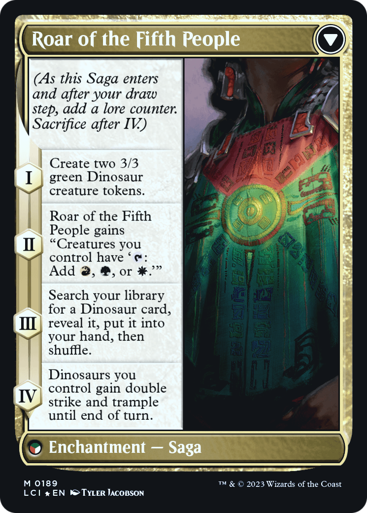 Huatli, Poet of Unity // Roar of the Fifth People (PLCI-189S) - The Lost Caverns of Ixalan Promos Foil - Premium MTG Single from Wizards of the Coast - Just $0! Shop now at Game Crave Tournament Store