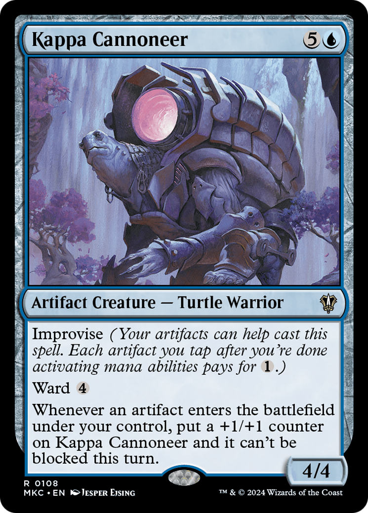 Kappa Cannoneer (MKC-108) - Murders at Karlov Manor Commander - Premium MTG Single from Wizards of the Coast - Just $0.42! Shop now at Game Crave Tournament Store