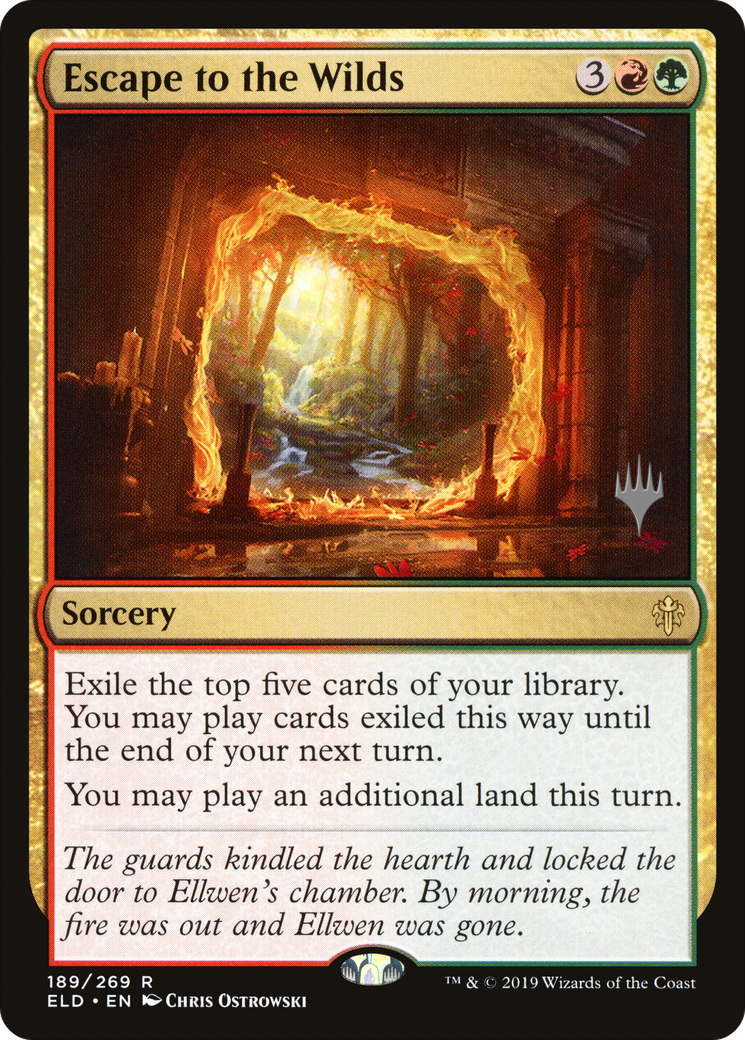 Escape to the Wilds (PELD-189P) - Throne of Eldraine Promos Foil
