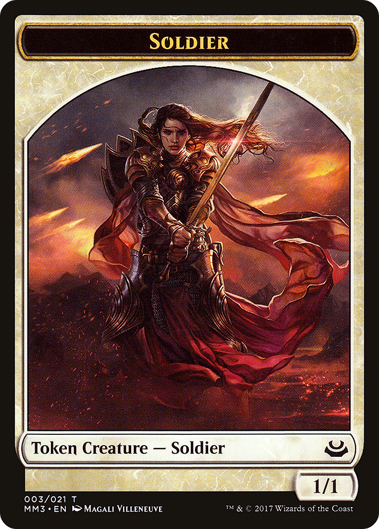 Soldier (TMM3-003) - Modern Masters 2017 Tokens
