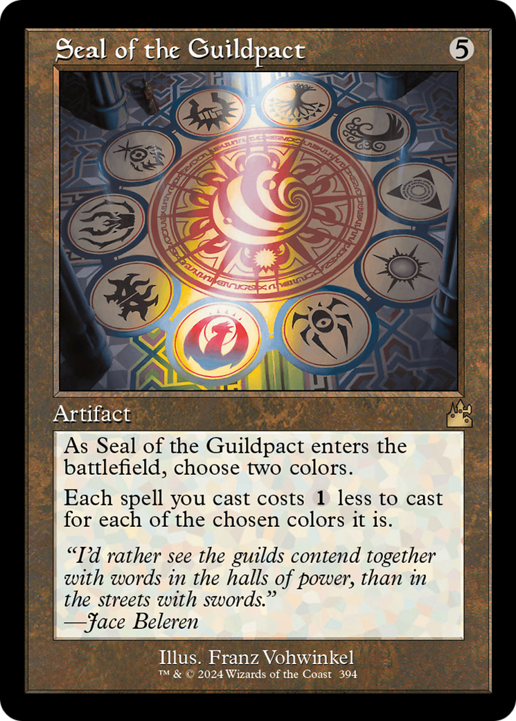 Seal of the Guildpact (RVR-394) - Ravnica Remastered - Premium MTG Single from Wizards of the Coast - Just $0.25! Shop now at Game Crave Tournament Store