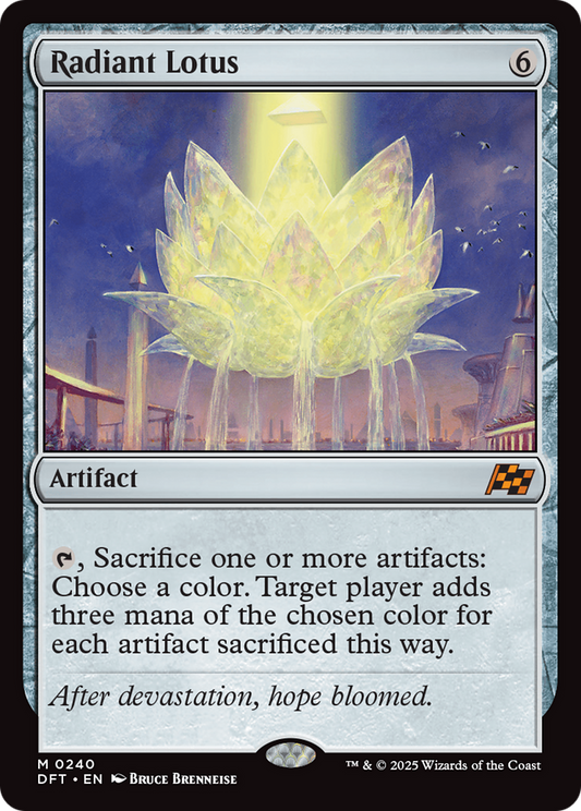 Radiant Lotus (DFT-240) - Aetherdrift - Premium MTG Single from Wizards of the Coast - Just $0.61! Shop now at Game Crave Tournament Store