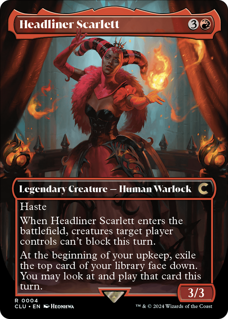 Headliner Scarlett (CLU-004) - Ravnica: Clue Edition (Borderless) - Premium MTG Single from Wizards of the Coast - Just $1.59! Shop now at Game Crave Tournament Store