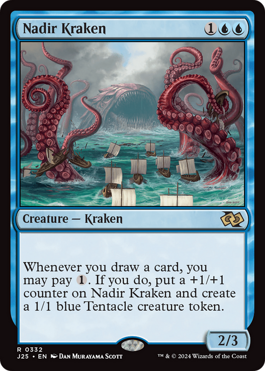 Nadir Kraken (J25-332) - Foundations Jumpstart - Premium MTG Single from Wizards of the Coast - Just $0.25! Shop now at Game Crave Tournament Store