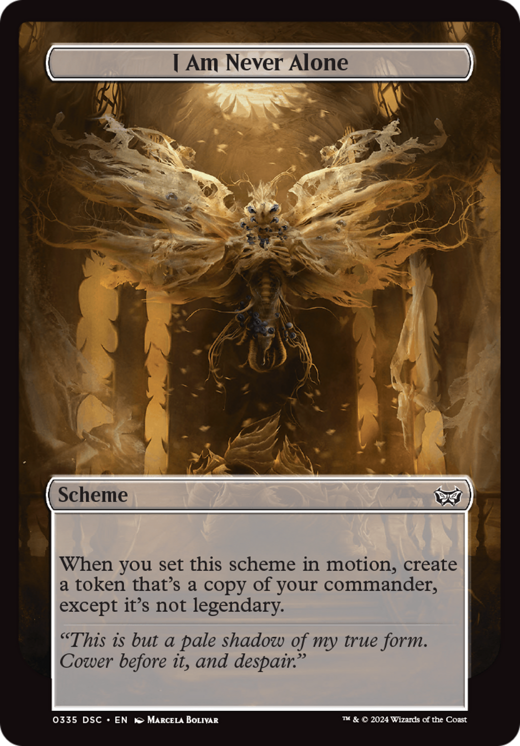 I Am Never Alone (DSC-335) - Duskmourn: House of Horror Commander - Premium MTG Single from Wizards of the Coast - Just $0.43! Shop now at Game Crave Tournament Store