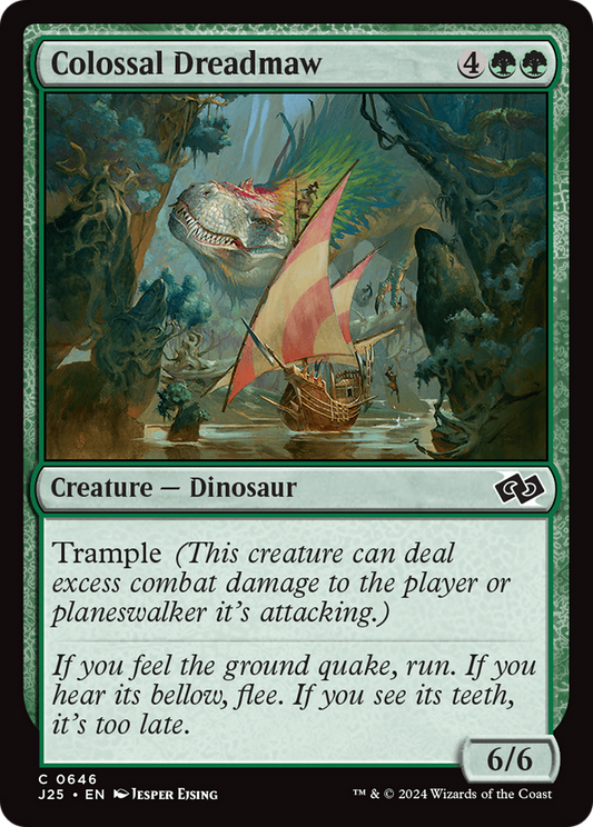 Colossal Dreadmaw (J25-646) - Foundations Jumpstart - Premium MTG Single from Wizards of the Coast - Just $0.25! Shop now at Game Crave Tournament Store