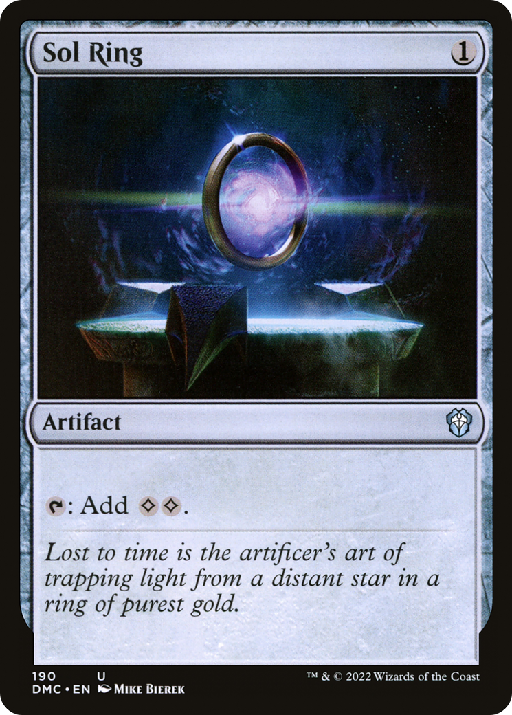 Sol Ring (DMC-190) - Dominaria United Commander - Premium MTG Single from Wizards of the Coast - Just $0.31! Shop now at Game Crave Tournament Store