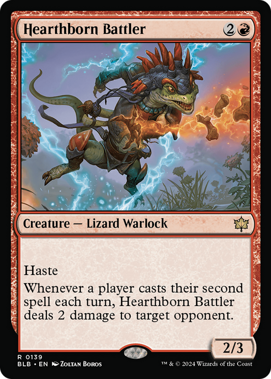Hearthborn Battler (BLB-139) - Bloomburrow - Premium MTG Single from Wizards of the Coast - Just $0.25! Shop now at Game Crave Tournament Store