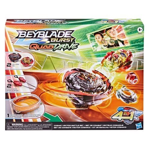 Beyblade Burst QuadDrive Cosmic Vector Battle Set - Premium Battle Tops from ToyShnip - Just $46.64! Shop now at Game Crave Tournament Store