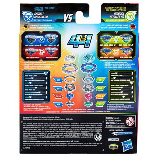 Beyblade Burst QuadStrike Dual Pack - Choose your Beyblade - Premium Battle Tops from ToyShnip - Just $21.90! Shop now at Game Crave Tournament Store