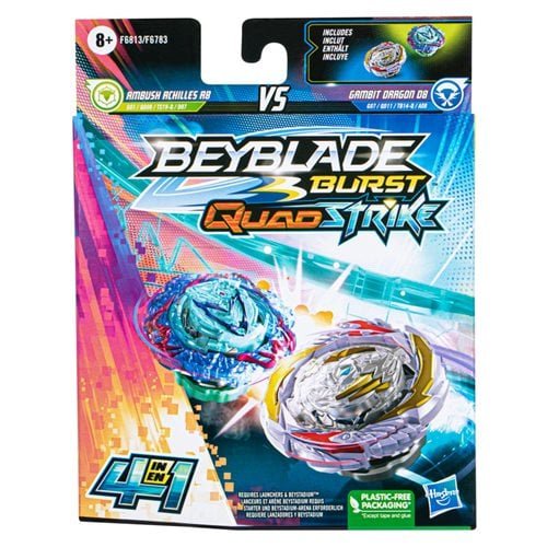 Beyblade Burst QuadStrike Dual Pack - Choose your Beyblade - Premium Battle Tops from ToyShnip - Just $21.90! Shop now at Game Crave Tournament Store
