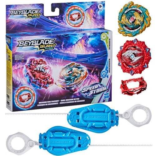 Beyblade Burst Surge Speedstorm Dragon Fire Faceoff - Premium Battle Tops from ToyShnip - Just $36.55! Shop now at Game Crave Tournament Store