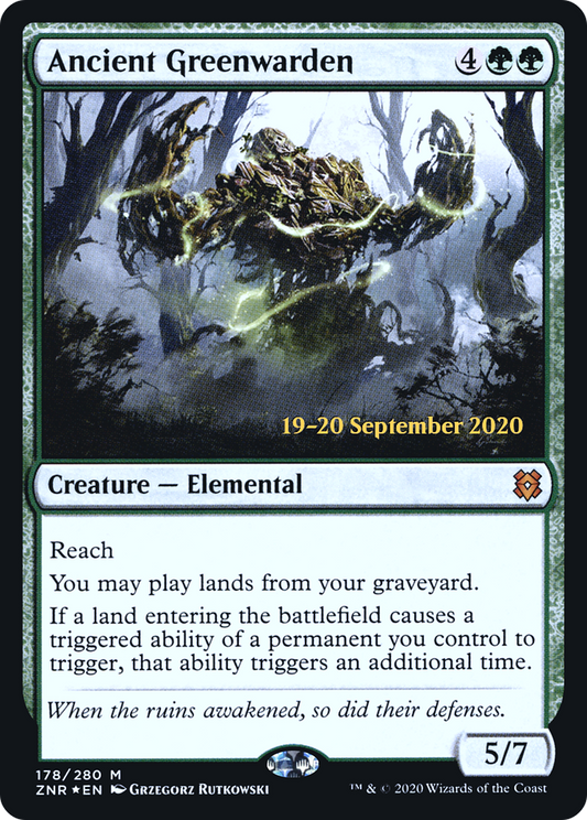 Ancient Greenwarden (PZNR-178S) - Zendikar Rising Promos Foil