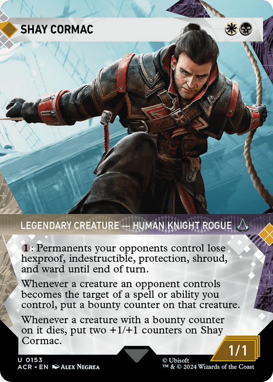 Shay Cormac (ACR-153) - Assassin's Creed: (Showcase) (Borderless) - Premium MTG Single from Wizards of the Coast - Just $0.25! Shop now at Game Crave Tournament Store