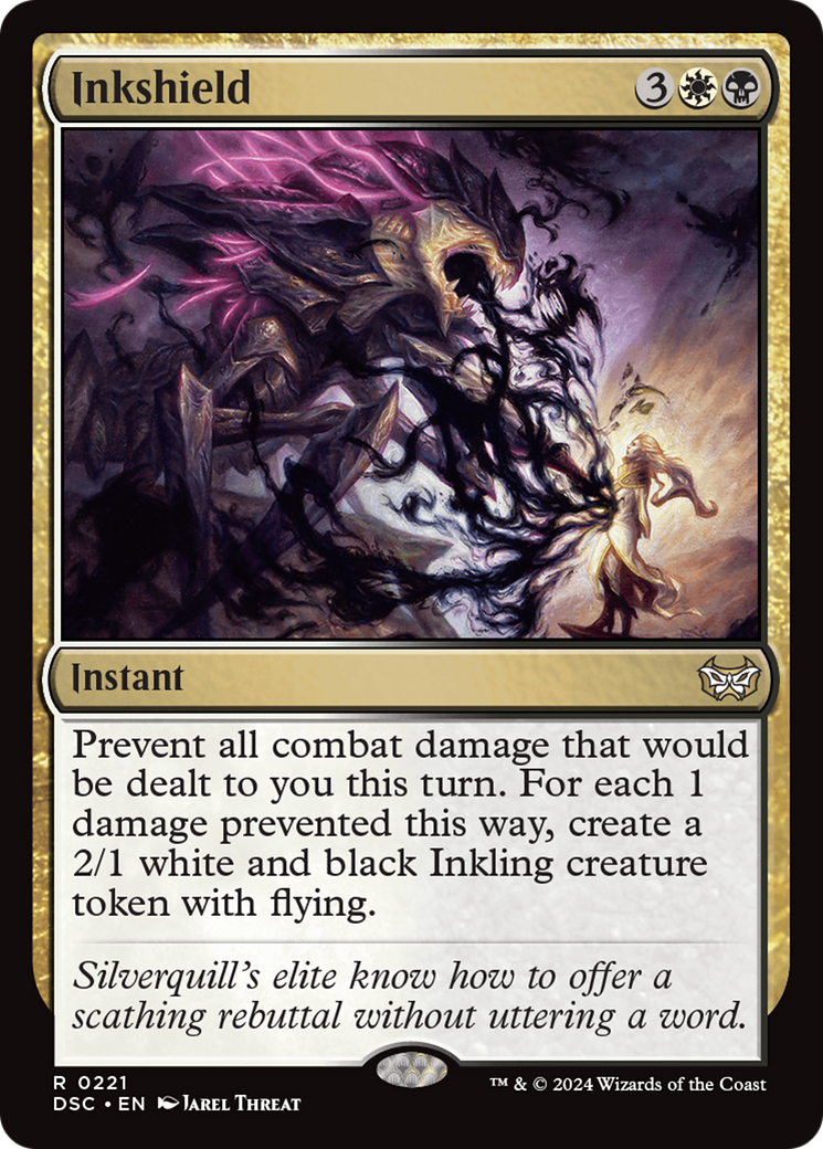 Inkshield (DSC-221) - Duskmourn: House of Horror Commander - Premium MTG Single from Wizards of the Coast - Just $6.27! Shop now at Game Crave Tournament Store