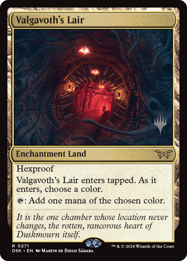 Valgavoth's Lair (PDSK-271P) - Duskmourn: House of Horror Promos - Premium MTG Single from Wizards of the Coast - Just $0.88! Shop now at Game Crave Tournament Store
