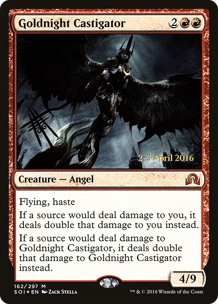 Goldnight Castigator (PSOI-162S) - Shadows over Innistrad Promos Foil