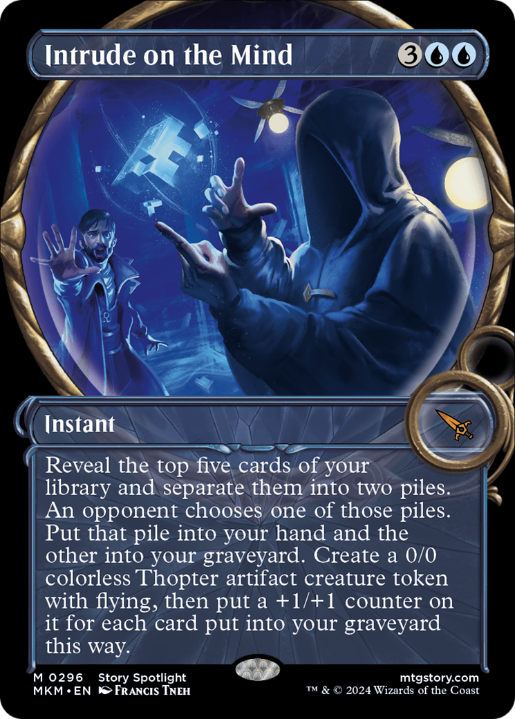 Intrude on the Mind (MKM-296) - Murders at Karlov Manor: (Showcase) Foil - Premium MTG Single from Wizards of the Coast - Just $0.57! Shop now at Game Crave Tournament Store